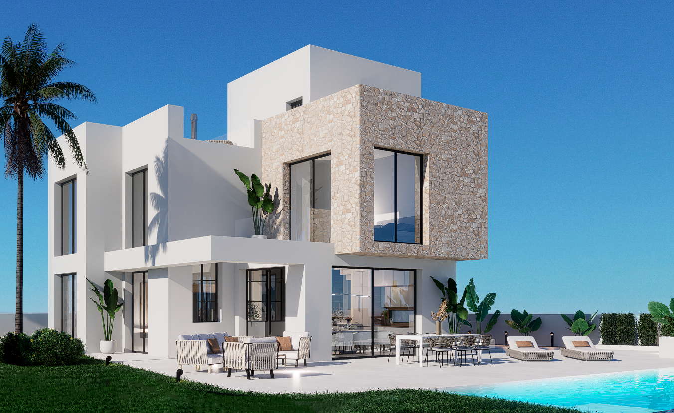  Villas en venta directa con Plusvillas -C12- Complejo de 15 villas de lujo en Finestrat 