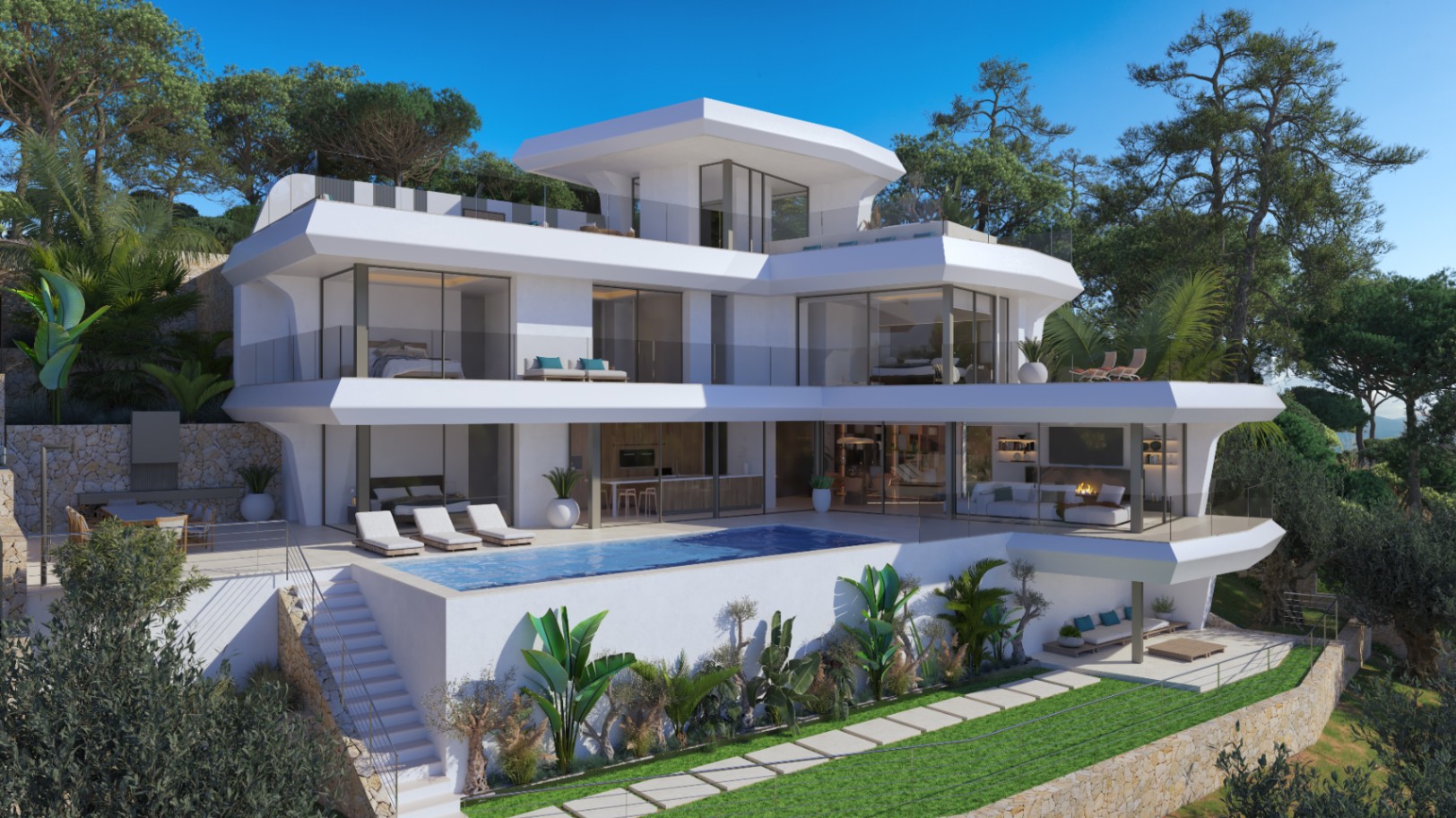  Chalet en venta directa con Plusvillas – C27020* – Villa con 4 dormitorios y 6 baños en Altea, (Costa Blanca), zona Altea Hills 