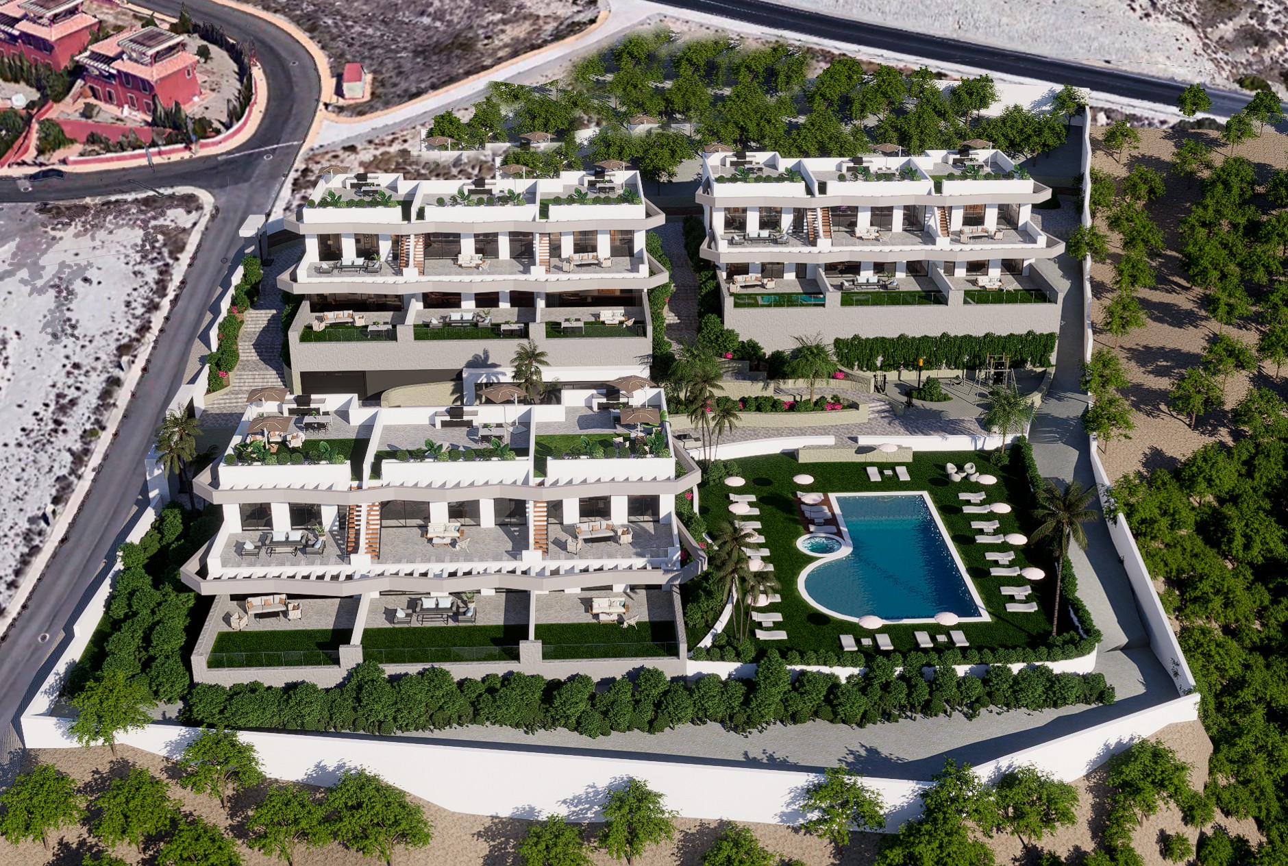  Bungalows en venta directa con Plusvillas - B6- Bungalows de lujo con vistas al mar en Finestrat 