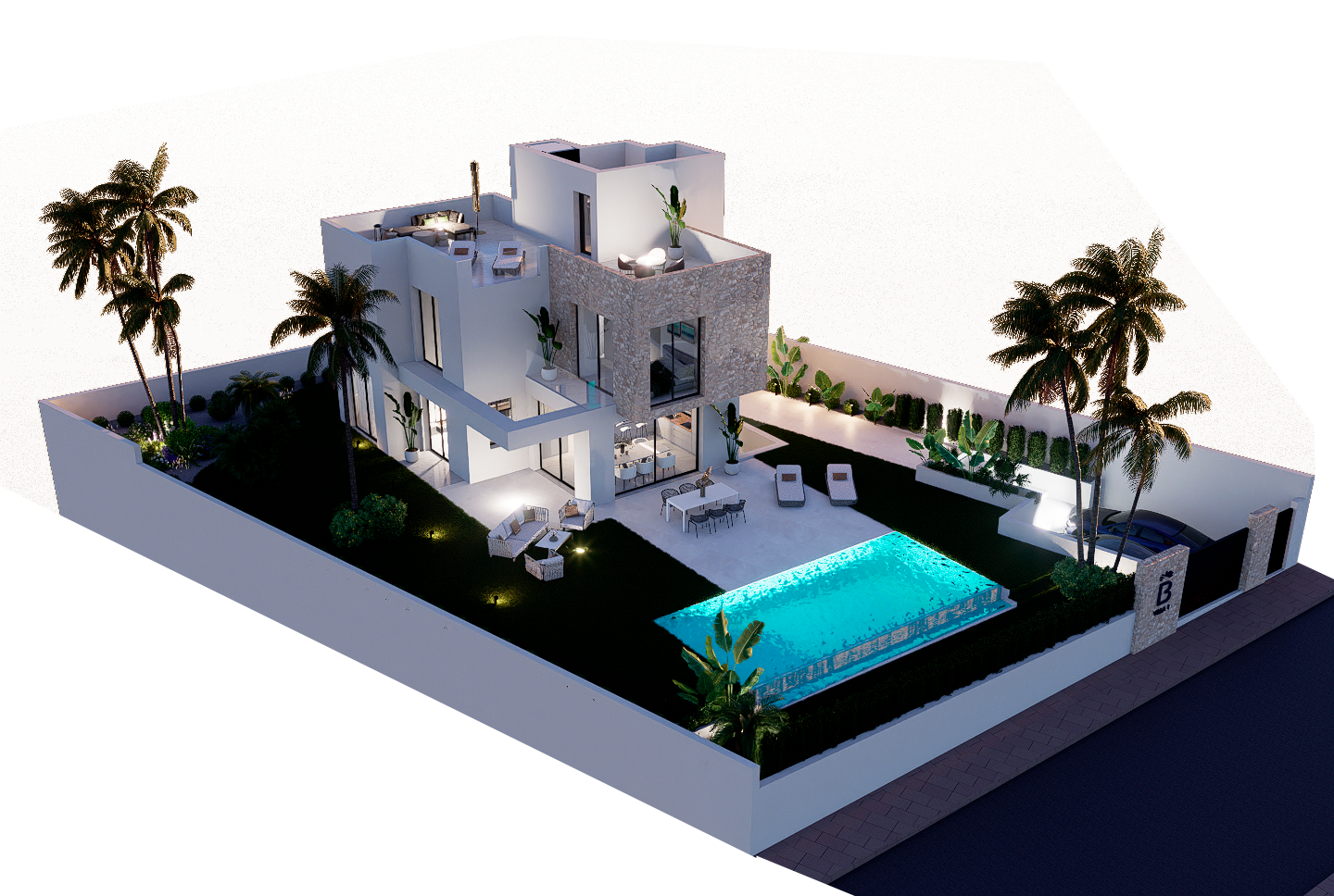  Villas en venta directa con Plusvillas -C12- Complejo de 15 villas de lujo en Finestrat 