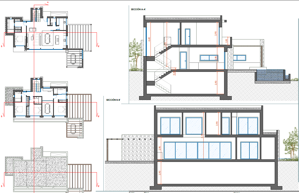  Villa en venta directa con Plusvillas- C52- Hermosa villa de lujo con 4 dormitorios en Raco de Galleno (Costa Blanca) 