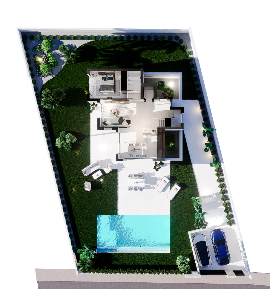  Villas en venta directa con Plusvillas -C12- Complejo de 15 villas de lujo en Finestrat 