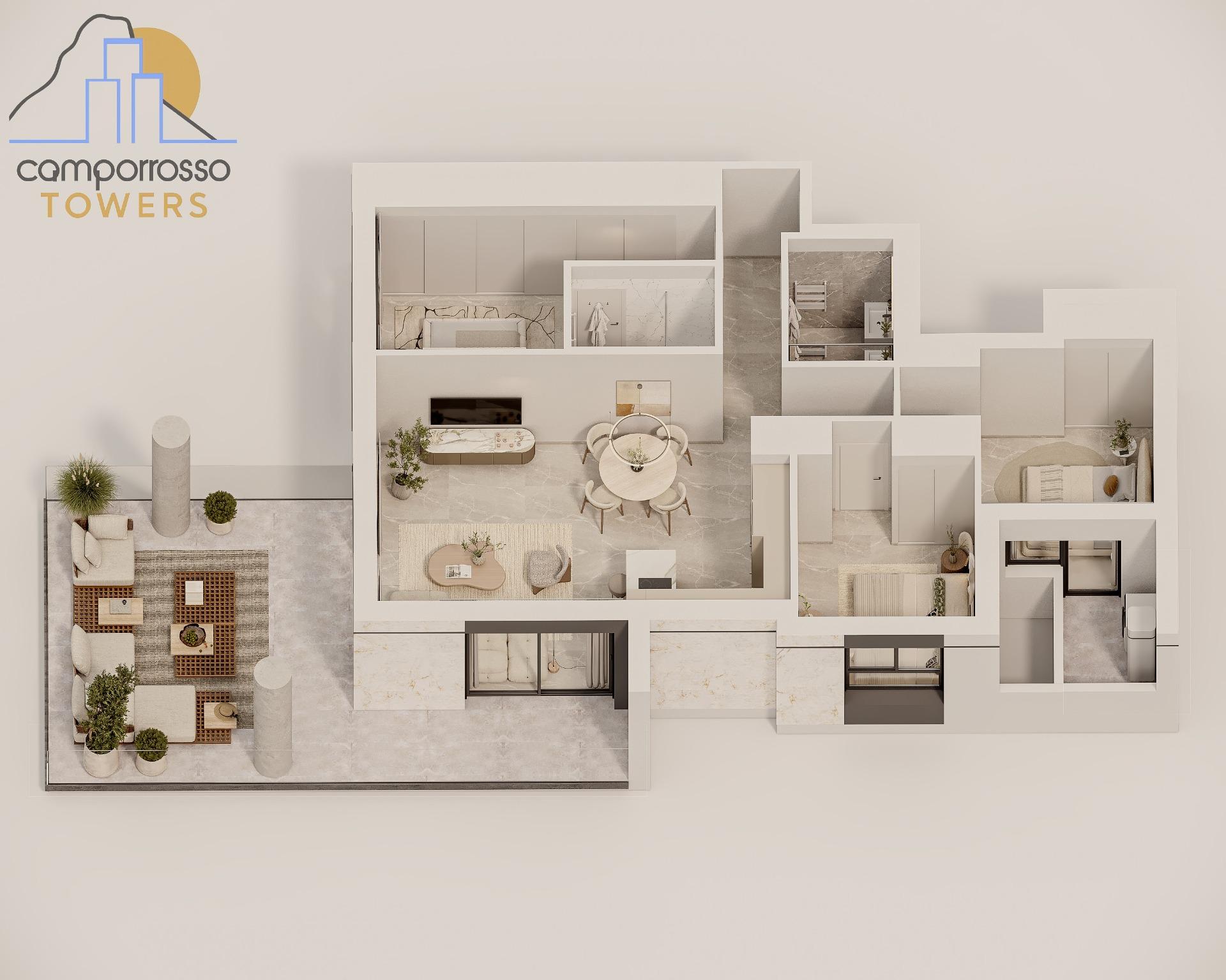 Apartamento de 2 dormitorios en Calpe