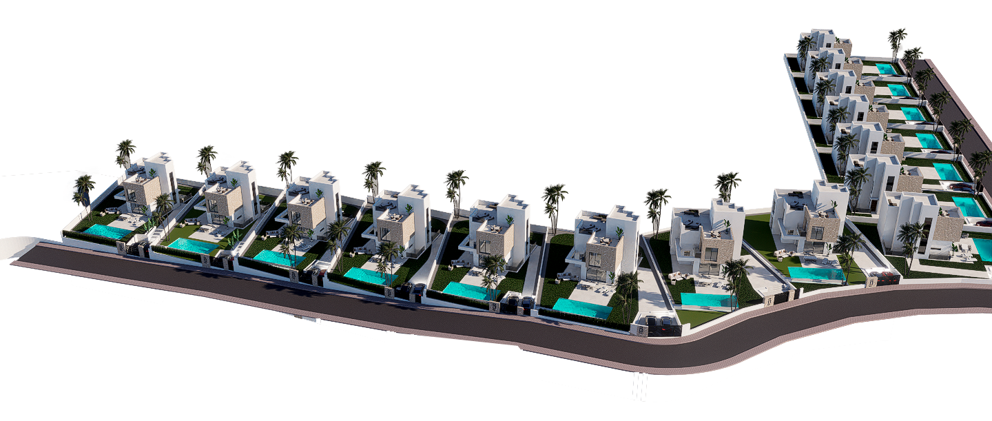  Villas en venta directa con Plusvillas -C12- Complejo de 15 villas de lujo en Finestrat 