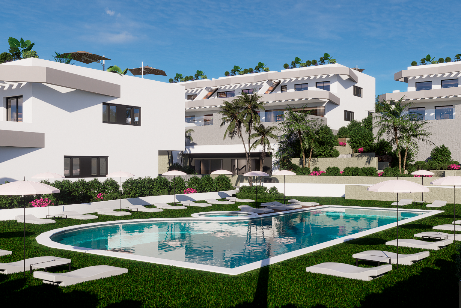  Bungalows en venta directa con Plusvillas - B6- Bungalows de lujo con vistas al mar en Finestrat 