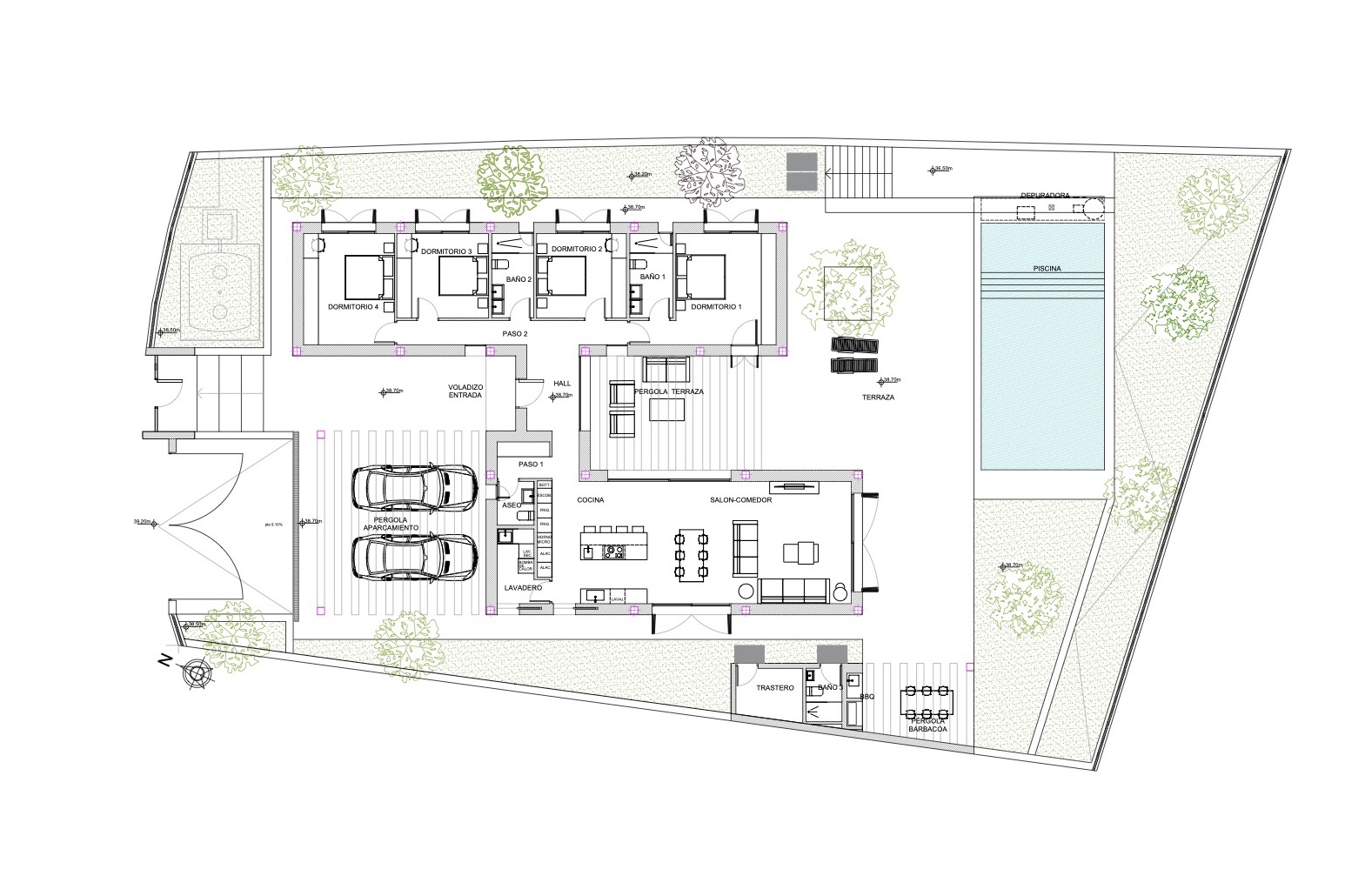  Chalet en venta directa con Plusvillas – C27021* – Villa con 4 dormitorios y 3 baños en Moraira, (Costa Blanca), zona  